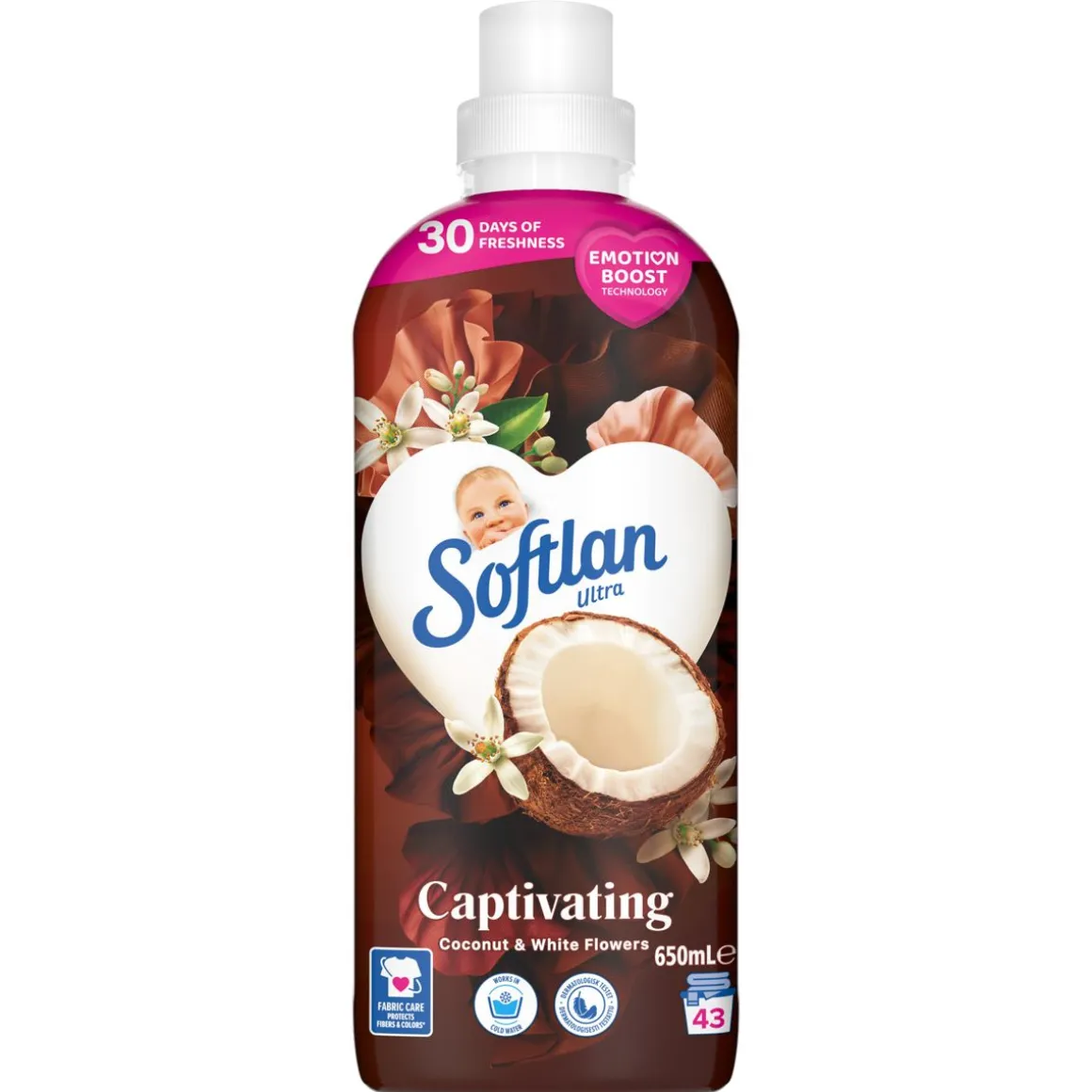 SOFTLAN PERFUMED FRESHNESS COCONUT&WHITE FLOWERS HUUHTELUAINE