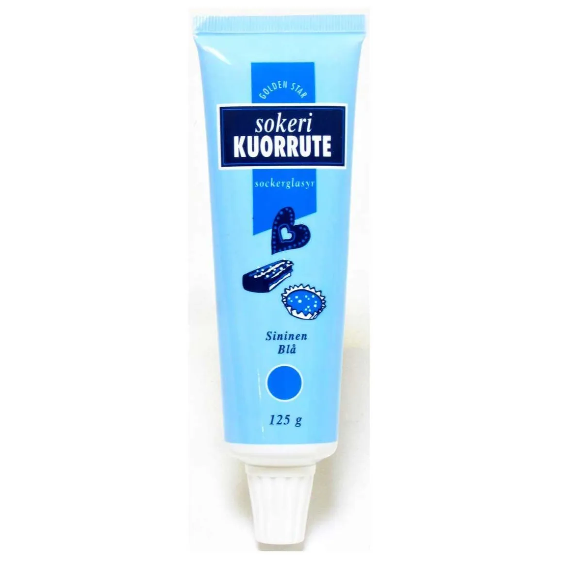 SOKERIKUORRUTE SININEN 125 G