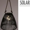 SOLAR LAMPPU METALLIA MUSTA