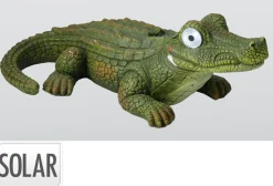 SOLAR LEDVALO KROKOTIILI 18CM