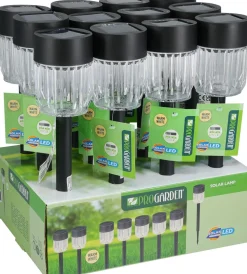 SOLAR LED AURINKOVALAISIN7X39CM MUSTA