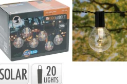 SOLAR LED JUHLAVALOT 20KPL (LÄMMINVALKOINEN)