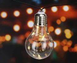 SOLAR LED VALOT 10KPL LÄMMINVALKOINEN
