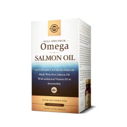 SOLGAR FULL SPECTRUM OMEGA SALMON OIL 120 KPL