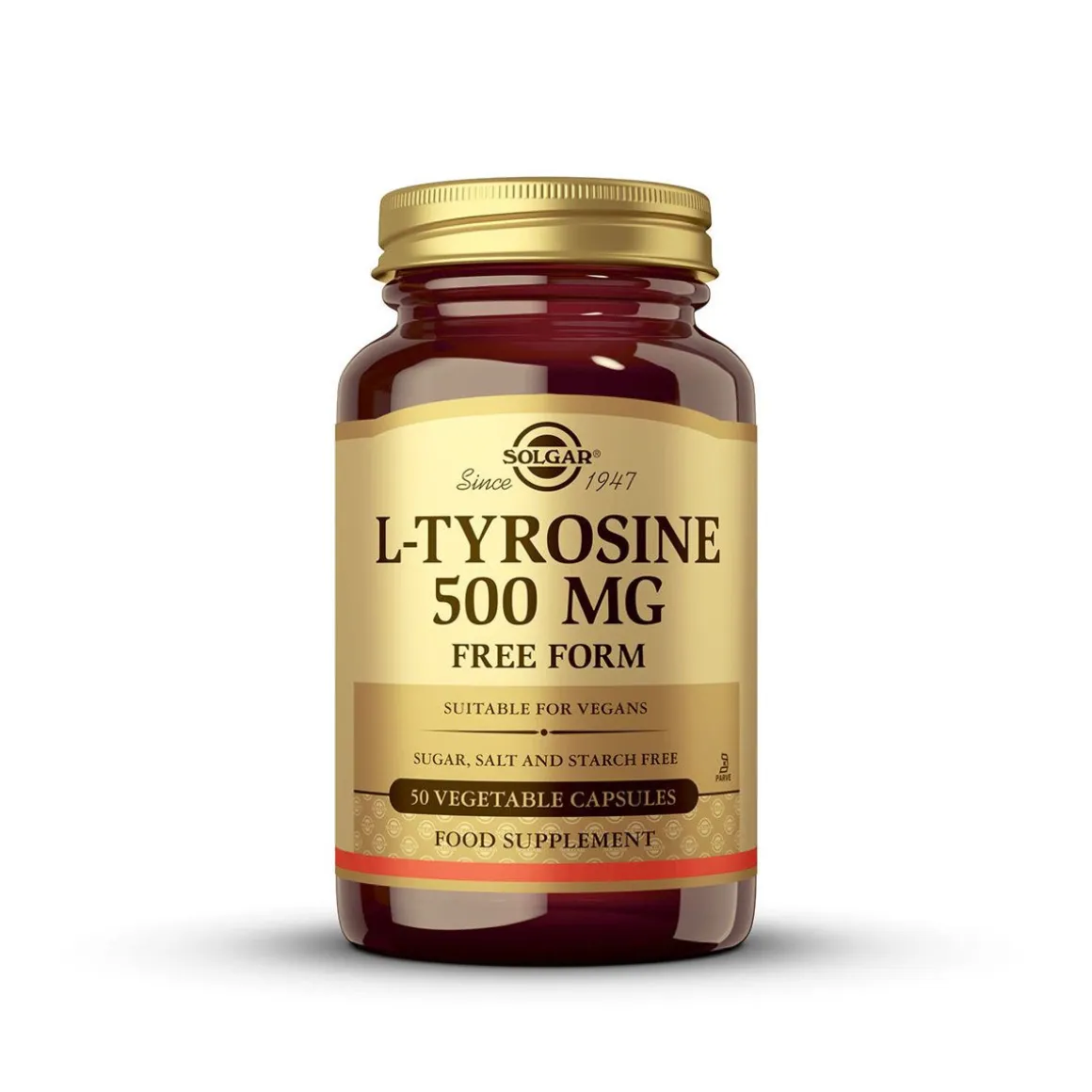 SOLGAR L-TYROSIINI 500 MG 50 KPL