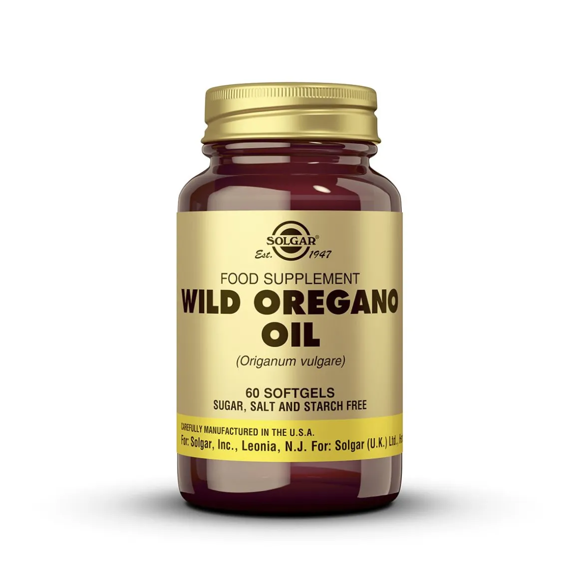 SOLGAR OREGANOÖLJY (WILD OREGANO OIL) 60 KPL