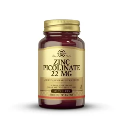 SOLGAR SINKKIPIKOLINAATTI 22 MG 100 KPL