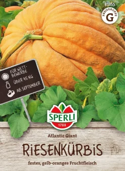SPERLI JÄTTILÄISKURPITSA GRAN GIGANTE ANN