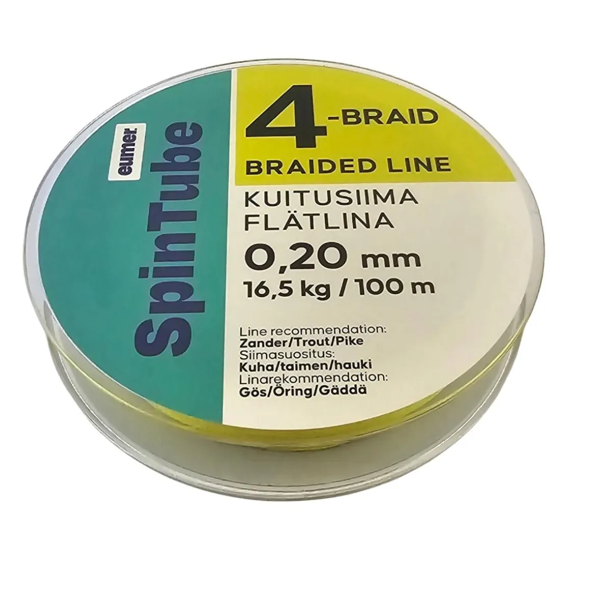 SPINTUBE 4 KUITUSIIMA FL 0,20 MM/100 M 16,6 KG