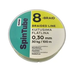 SPINTUBE 8 KUITUSIIMA FL 0,30 MM/100 M 30 KG
