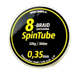 SPINTUBE 8 KUITUSIIMA 0,35 MM/300 M 32 KG
