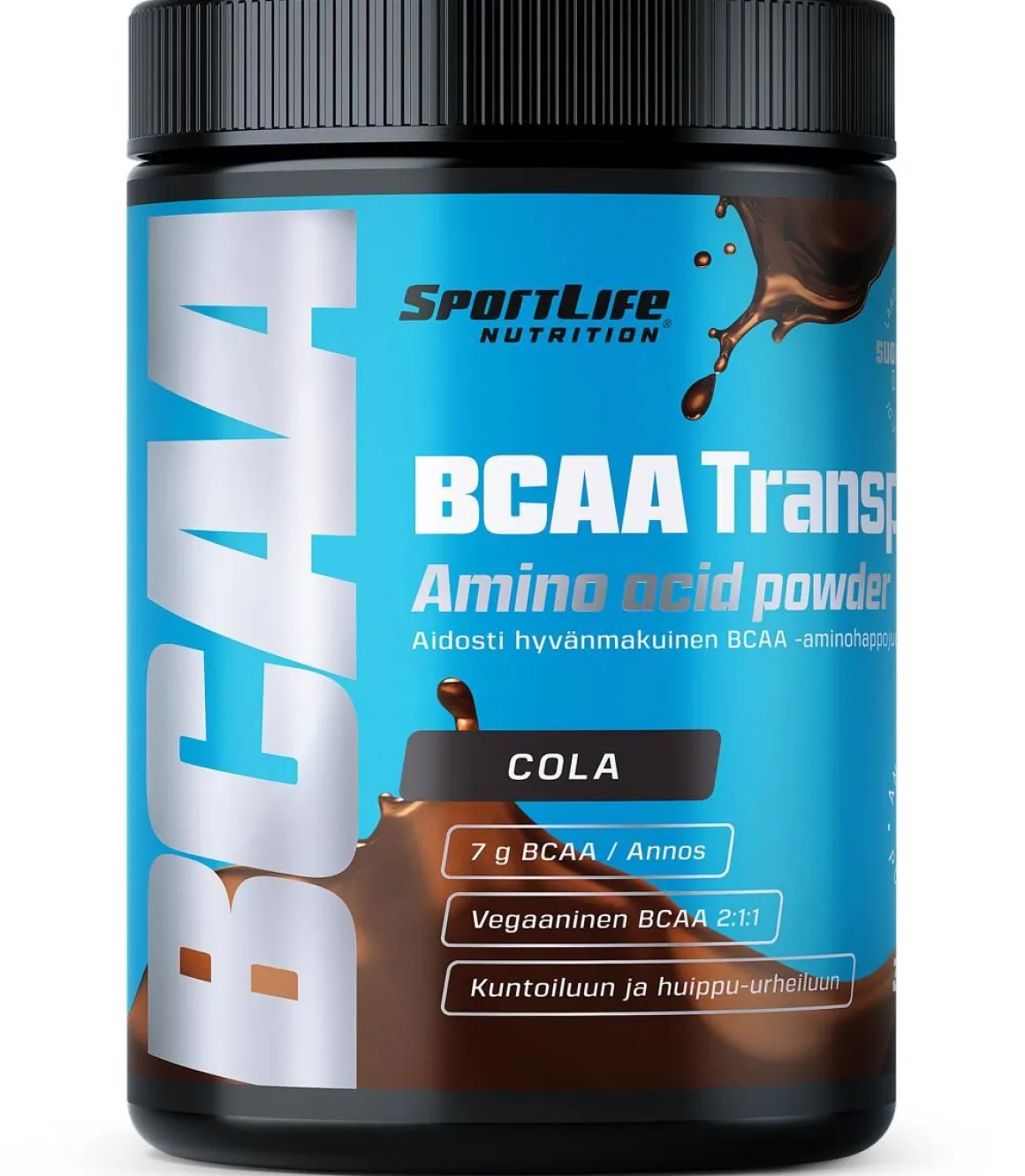 SPORTLIFE NUTRITION BCAA AMINOHAPPOJUOMAJAUHE COLA 300 G