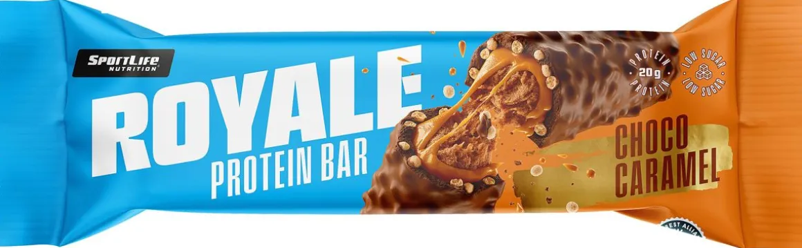 SPORTLIFE NUTRITION ROYALE PROTEIN BAR CHOCO CARAMEL 60 G