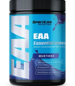 SPORTLIFE NUTRITION EAA AMINOHAPPOJUOMAJAUHE MUSTIKKA 300 G
