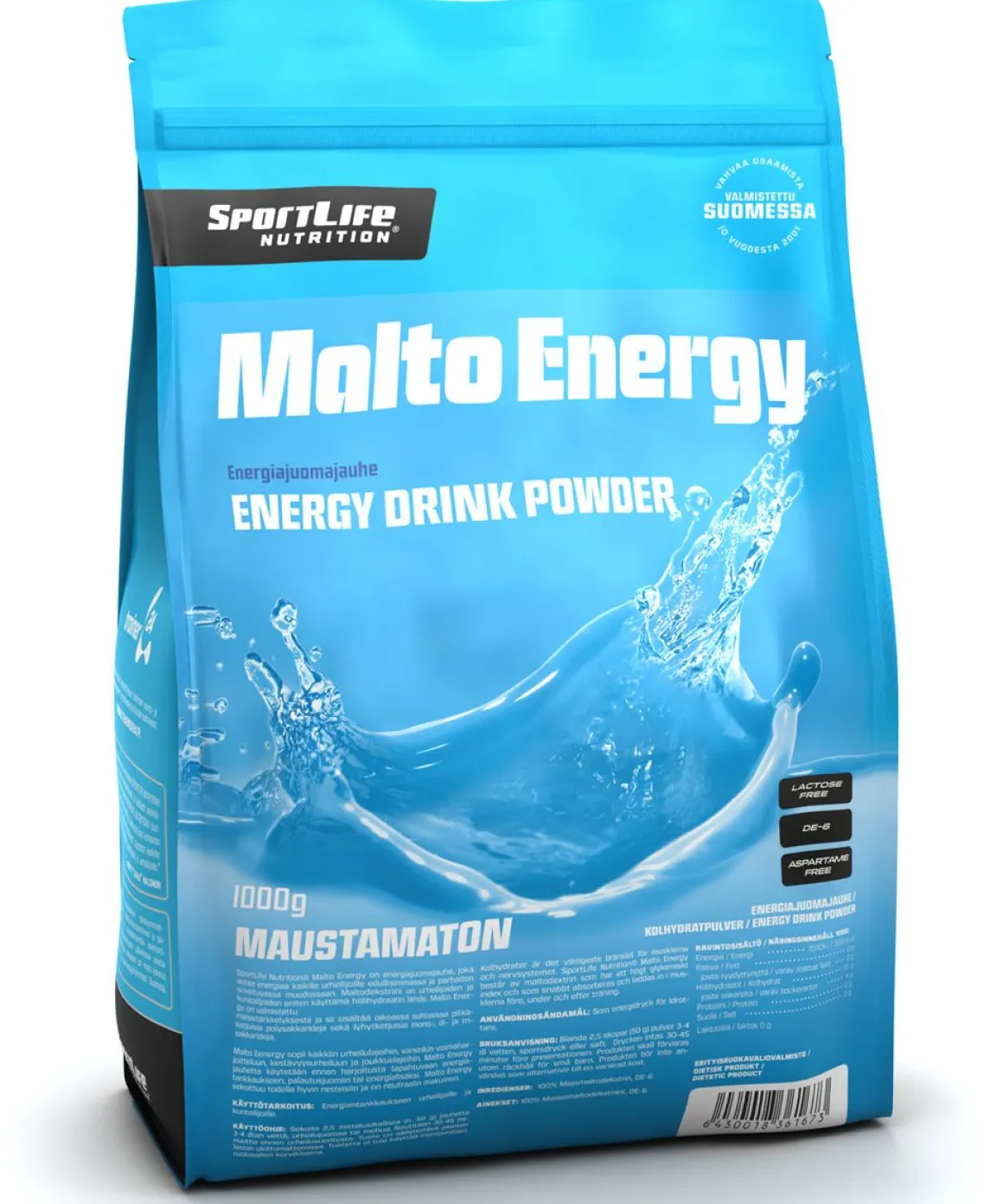 SPORTLIFE NUTRITION MALTO ENERGY MAUSTAMATON ENERGIAJUOMAJAUHE