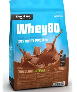 SPORTLIFE NUTRITION WHEY80 HERAPROTEIINIJAUHE SUKLAA 600 G