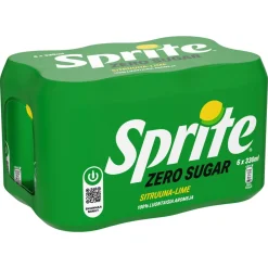 SPRITE ZERO SITRUUNA-LIME 0,33 TLK 6-PACK 1,98 L