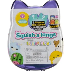 SQUISH-A-LONGS 2,5 CM YLLÄTYSHAHMO 2 KPL S2