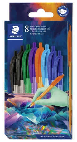 STAEDTLER KUULAKÄRKIKYNÄ 8 VÄRIÄ
