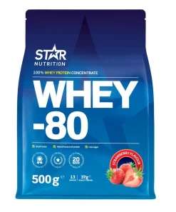 STAR NUTRITION WHEY-80  MANSIKKA 500 G