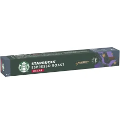 STARBUCKS NESPRESSO DECAF ESPRESSO ROAST 10 KAPS 57 G