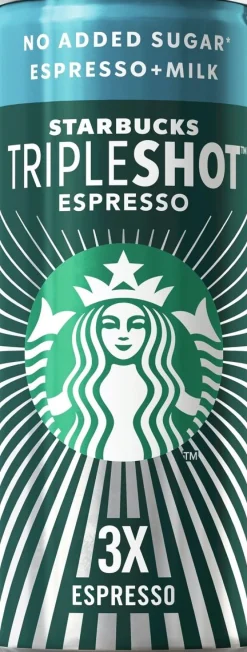 STARBUCKS TRIPLESHOT ESPRESSO NO ADDED SUGAR 300 ML