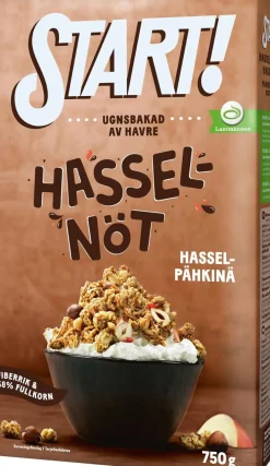 START HASSELPÄHKINÄ MYSLI 750 G