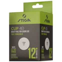 STIGA CUP VALKOISET PÖYTÄTENNISPALLOT 12 KPL / PKT