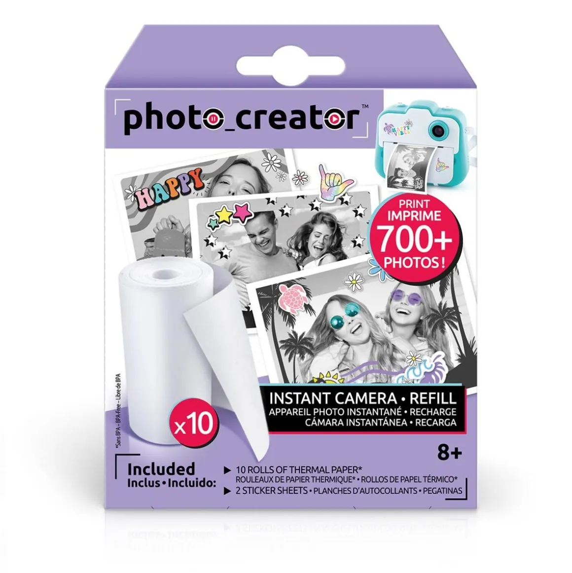 STUDIO CREATOR PHOTO CREATOR INSTANT CAMERA REFILL PAPER AND ST