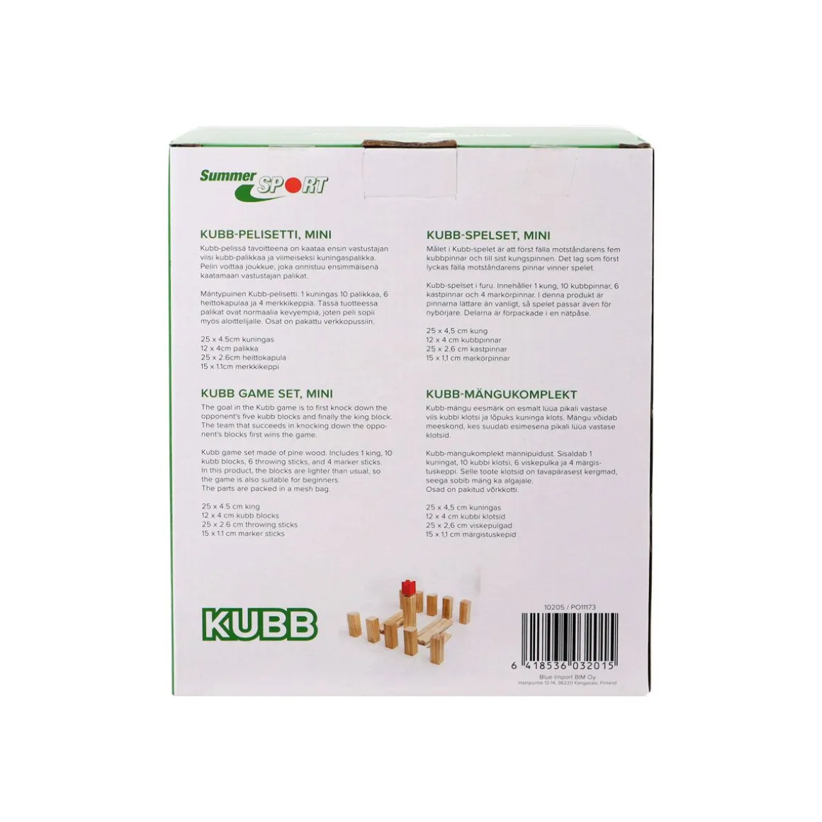 SUMMER SPORT KUBB-PELISETTI MIN