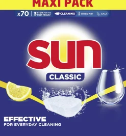 SUN CLASSIC LEMON KONETISKITABLETTI 70KPL 70 KPL