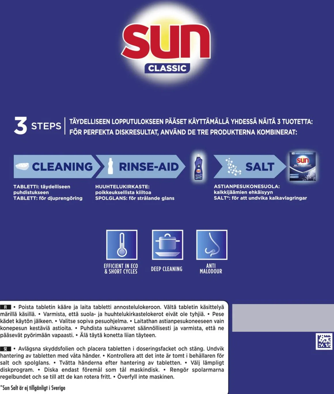 SUN CLASSIC KONETISKITABLETTI 105KPL 105 KPL