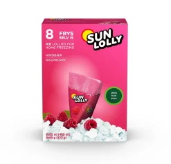 SUN LOLLY MEHUJÄÄ 8X60ML/65G VADELMA 480 ML