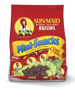 SUN MAID MINI-SNACKS RUSINOITA 9X14G 126 G