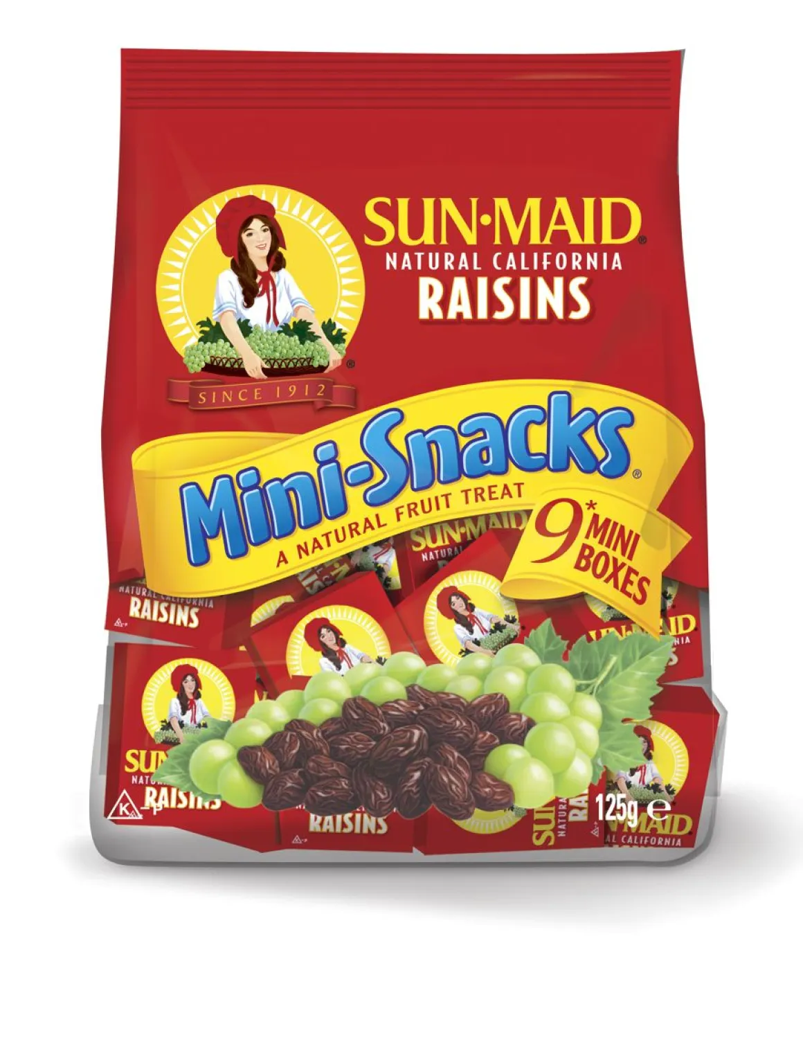 SUN MAID MINI-SNACKS RUSINOITA 9X14G 126 G