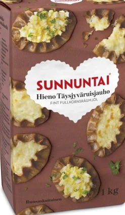 SUNNUNTAI HIENO TÄYSJYVÄRUISJAUHO 1KG