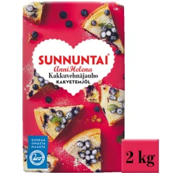 SUNNUNTAI ANNI HELENA KAKKUVEHNÄJAUHO 2 KG