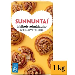 SUNNUNTAI ERIKOISVEHNÄJAUHO 1 KG