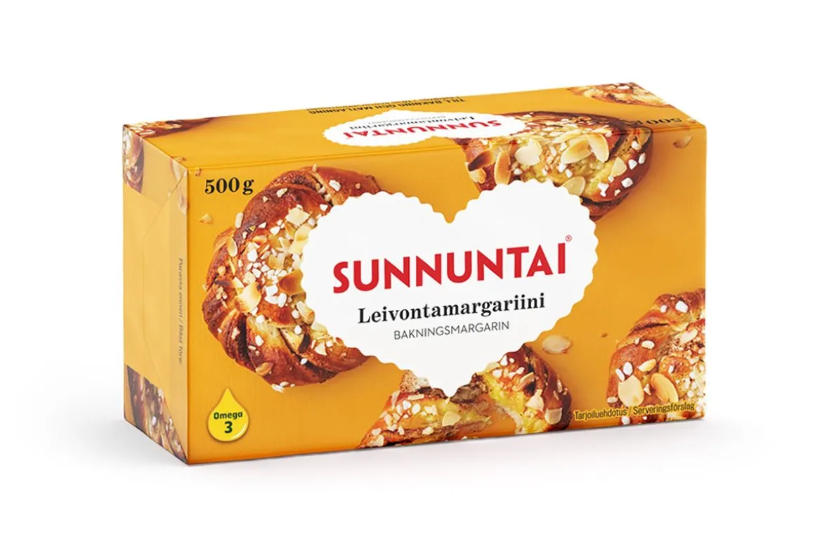 SUNNUNTAI LEIVONTAMARGARIINI 80% 500 G