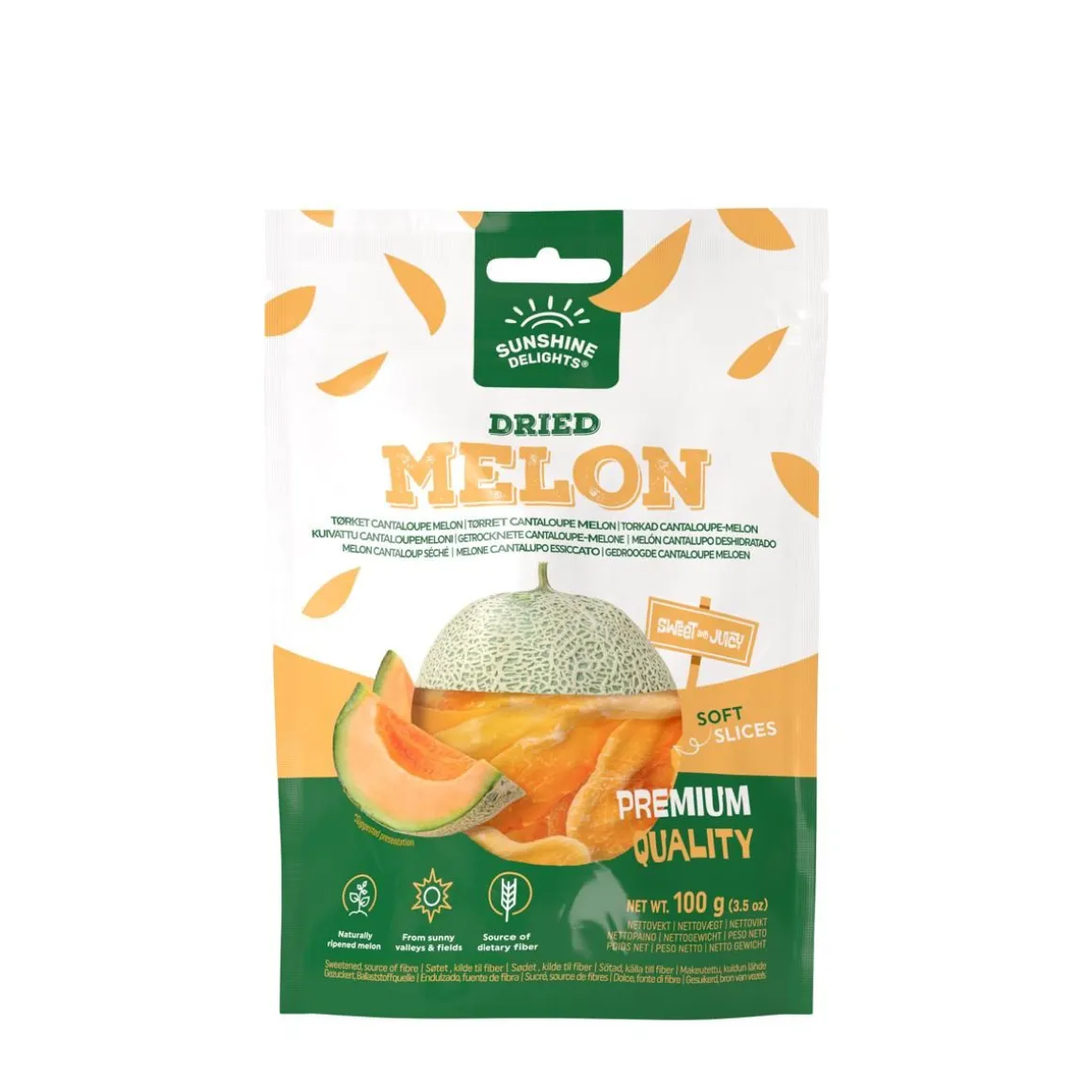 SUNSHINE DELIGHTS MELONI KUIVATTU 100 G