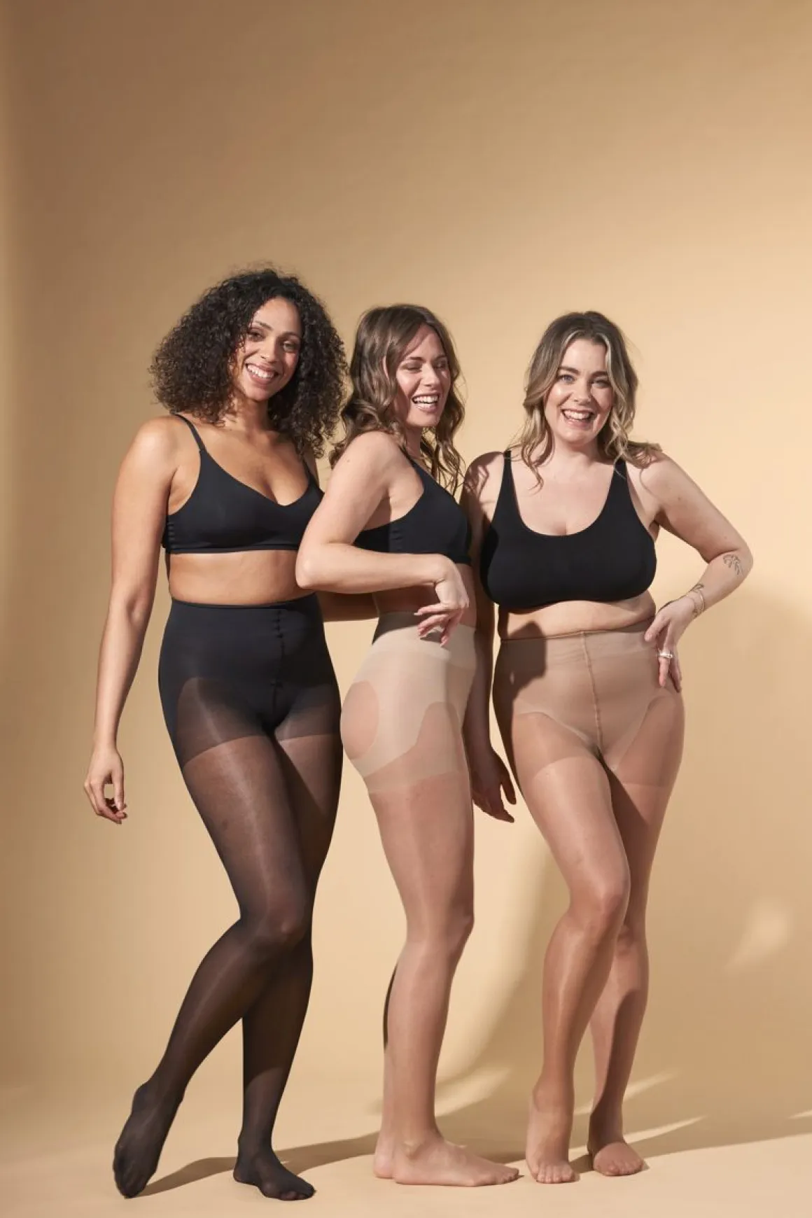SUPPORT HERO NAISTEN 30DEN SCULPTING SUKKAHOUSUT NUDE XXL