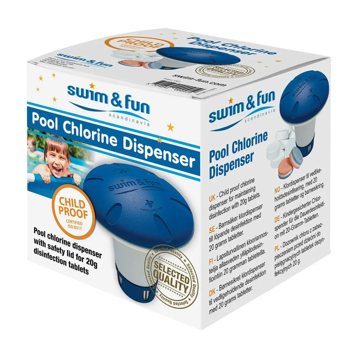 SWIM&FUN KEMIKAALIKELLUKE 20 G TABL.