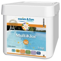SWIM&FUN KLOORITABLETIT 200 G - 5 KG