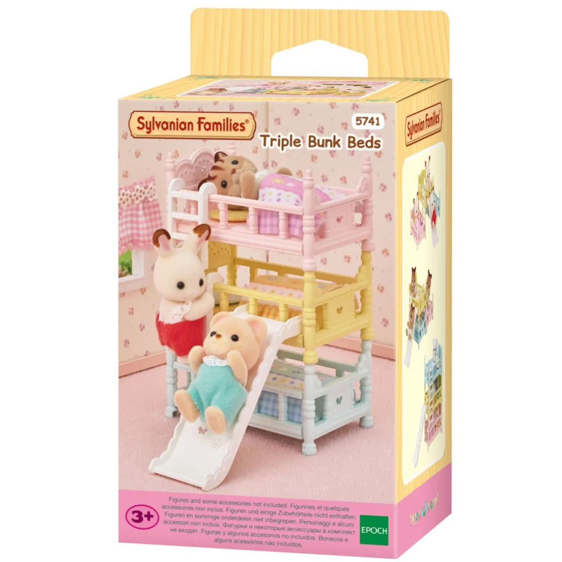 SYLVANIAN FAMILIES KOLMOISKERROSSÄNKY LIUKUMÄELLÄ