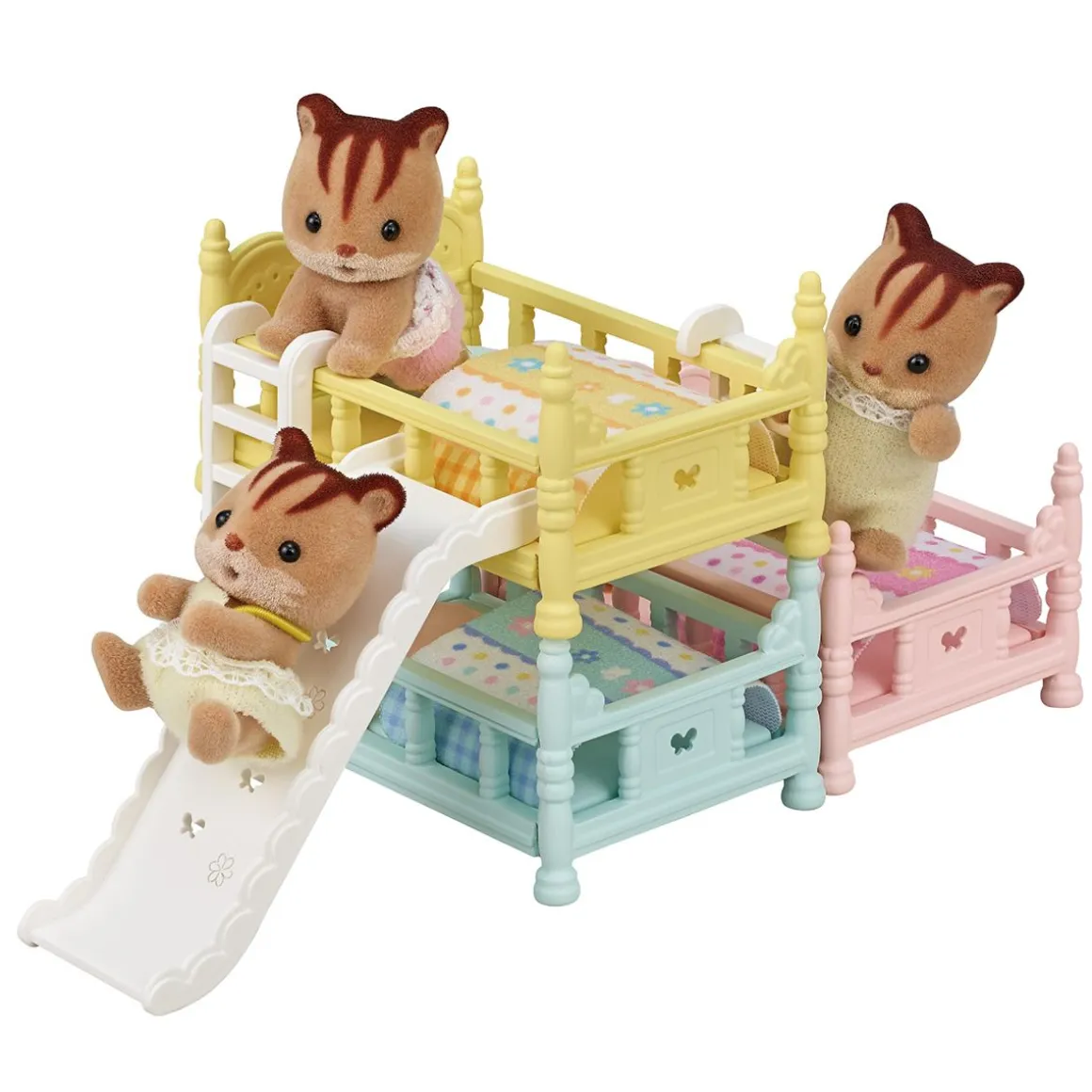 SYLVANIAN FAMILIES KOLMOISKERROSSÄNKY LIUKUMÄELLÄ