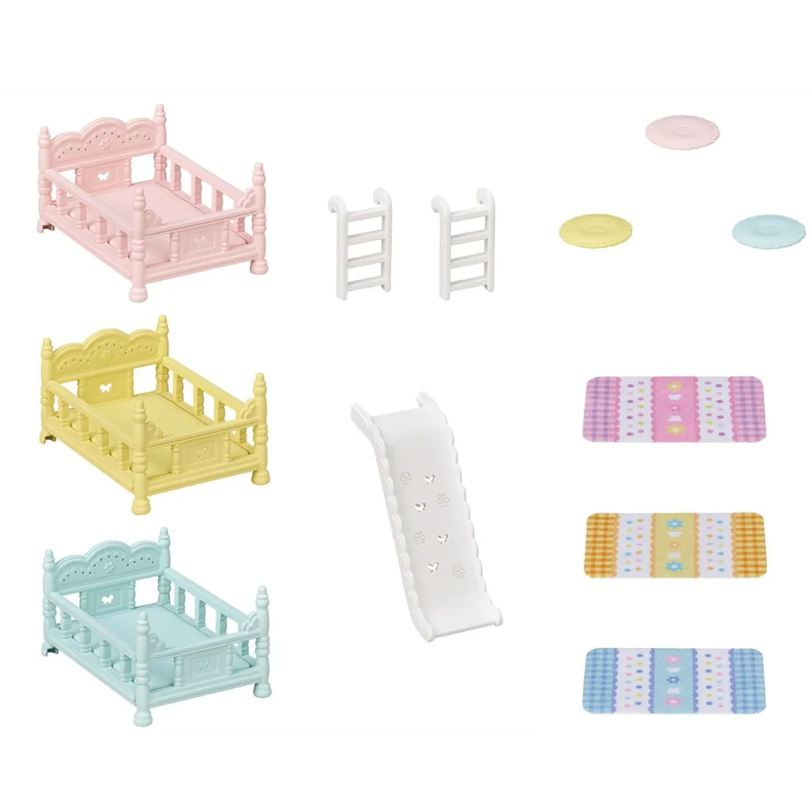 SYLVANIAN FAMILIES KOLMOISKERROSSÄNKY LIUKUMÄELLÄ