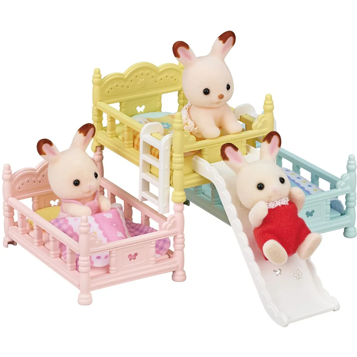 SYLVANIAN FAMILIES KOLMOISKERROSSÄNKY LIUKUMÄELLÄ