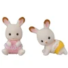 SYLVANIAN FAMILIES SUKLAAPUPUKAKSOSET-SETTI LASTENVAUN