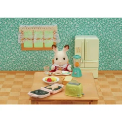 SYLVANIAN FAMILIES 5444 AAMIAISSETTI LEIVÄNPAAHTIMELLA