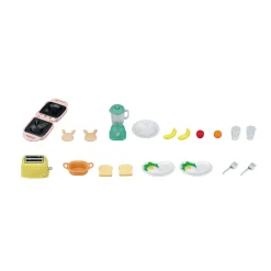 SYLVANIAN FAMILIES 5444 AAMIAISSETTI LEIVÄNPAAHTIMELLA